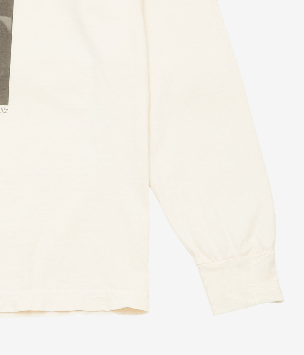 GEORGIA O'KEEFFE ''L/S T-SHIRT "HANDS 1917"'' (IVORY)