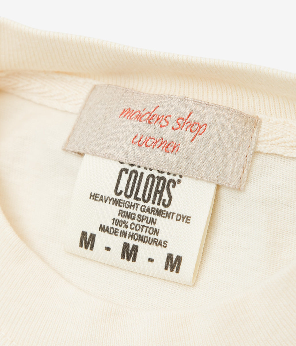 GEORGIA O'KEEFFE ''L/S T-SHIRT "HANDS 1917"'' (IVORY)
