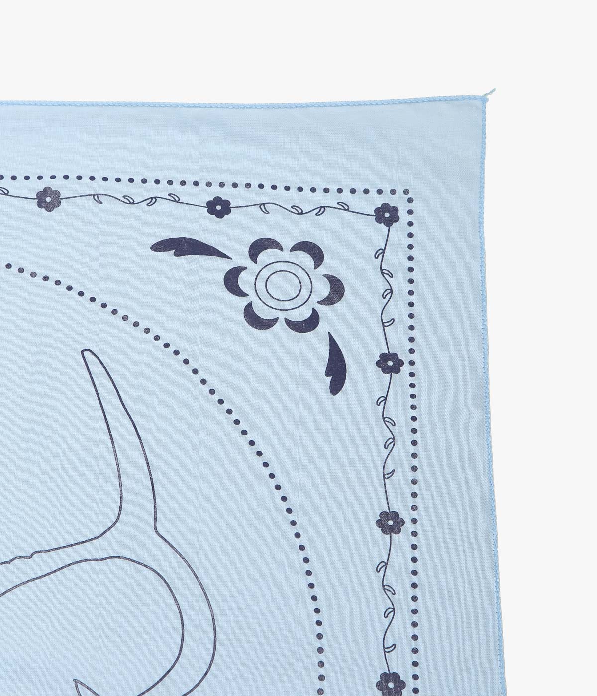 GEORGIA O'KEEFFE MUSEUM ''GEORGIA O'KEEFFE MUSEUM BANDANA'' (LT BLUE)