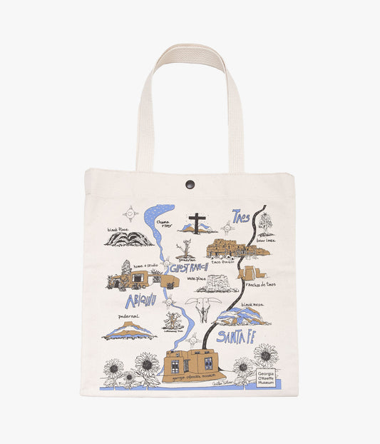 GEORGIA O'KEEFFE MUSEUM ''GEORGIA O'KEEFFE MUSEUM TOTE BAG'' (NATURAL)