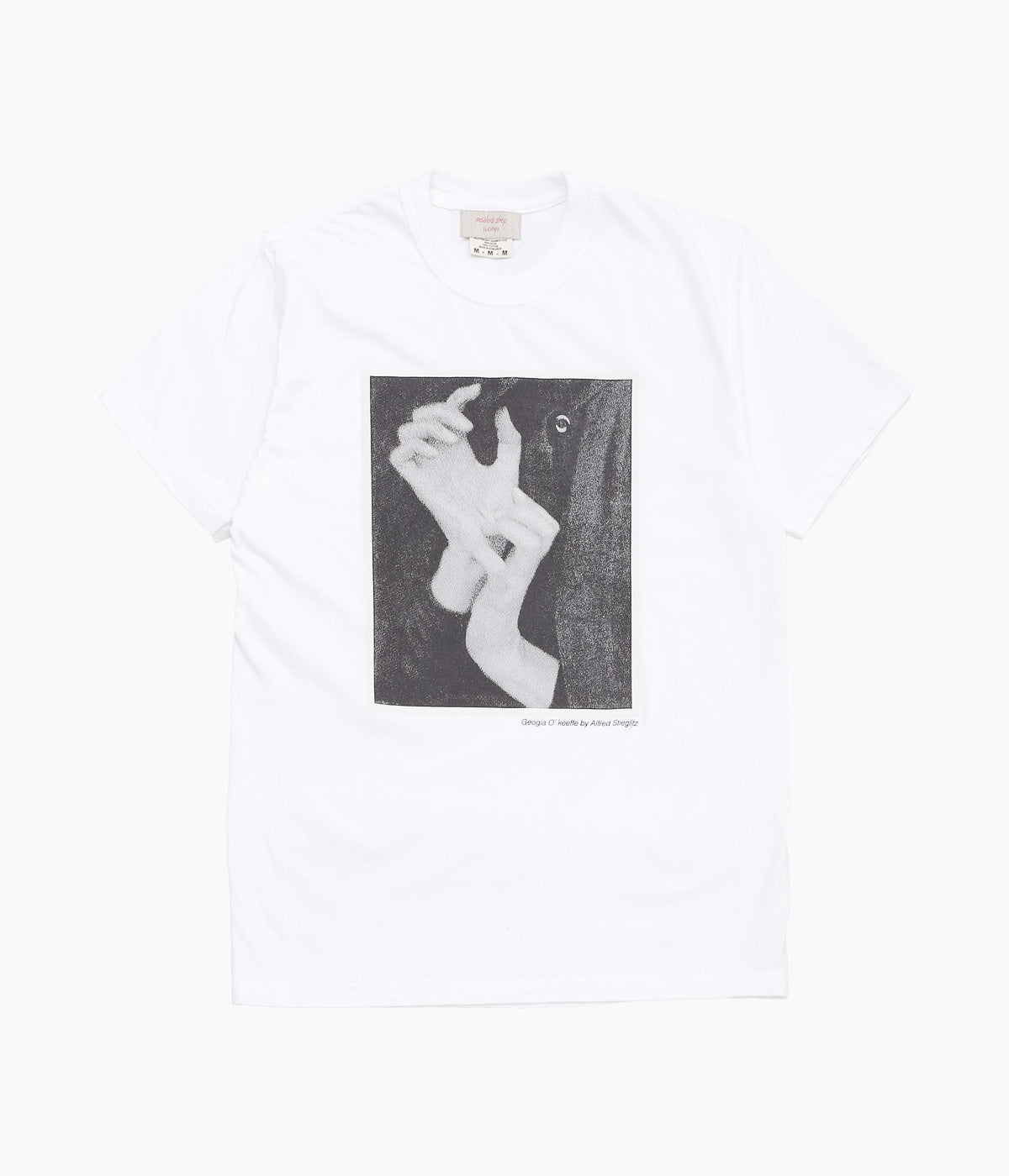 GEORGIA O'KEEFFE ''T SHIRTS "HANDS 1919"'' (WHITE)