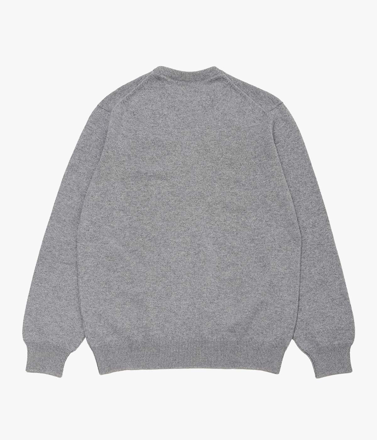 GLENMAC ''2PLY CACHMERE C/N'' (GREY FLANNEL)