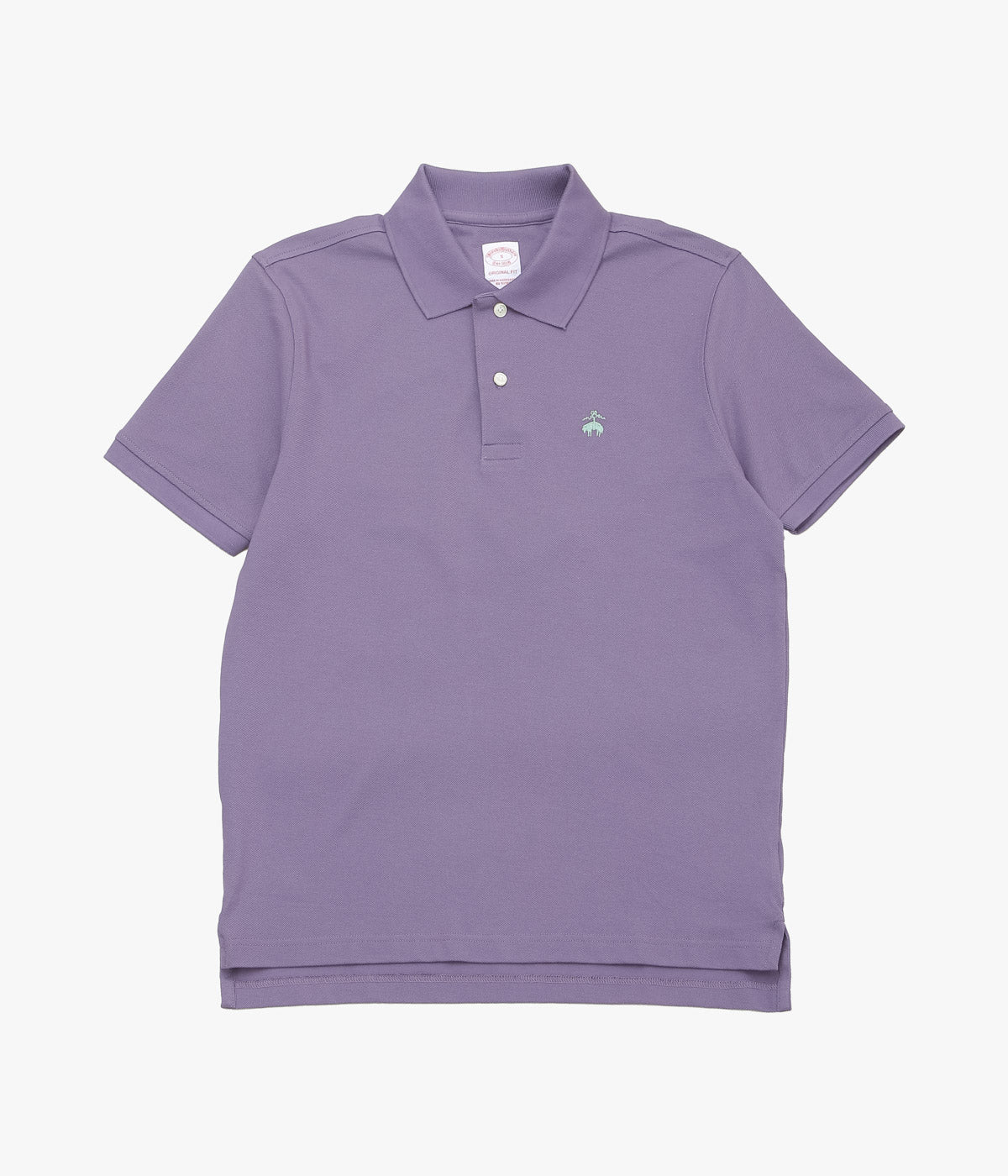 BROOKS BROTHERS ''GOLDEN FLEECE STRETCH SUPIMA POLO SHIRT'' (GRAPE COMPOTE)