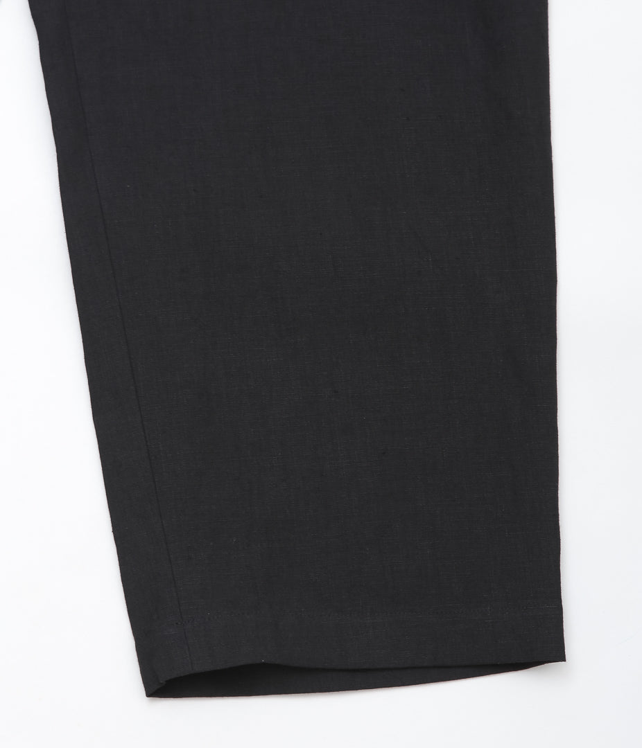 GORSCH ''BELGIUM LINEN EASY TROUSERS'' (BLACK)