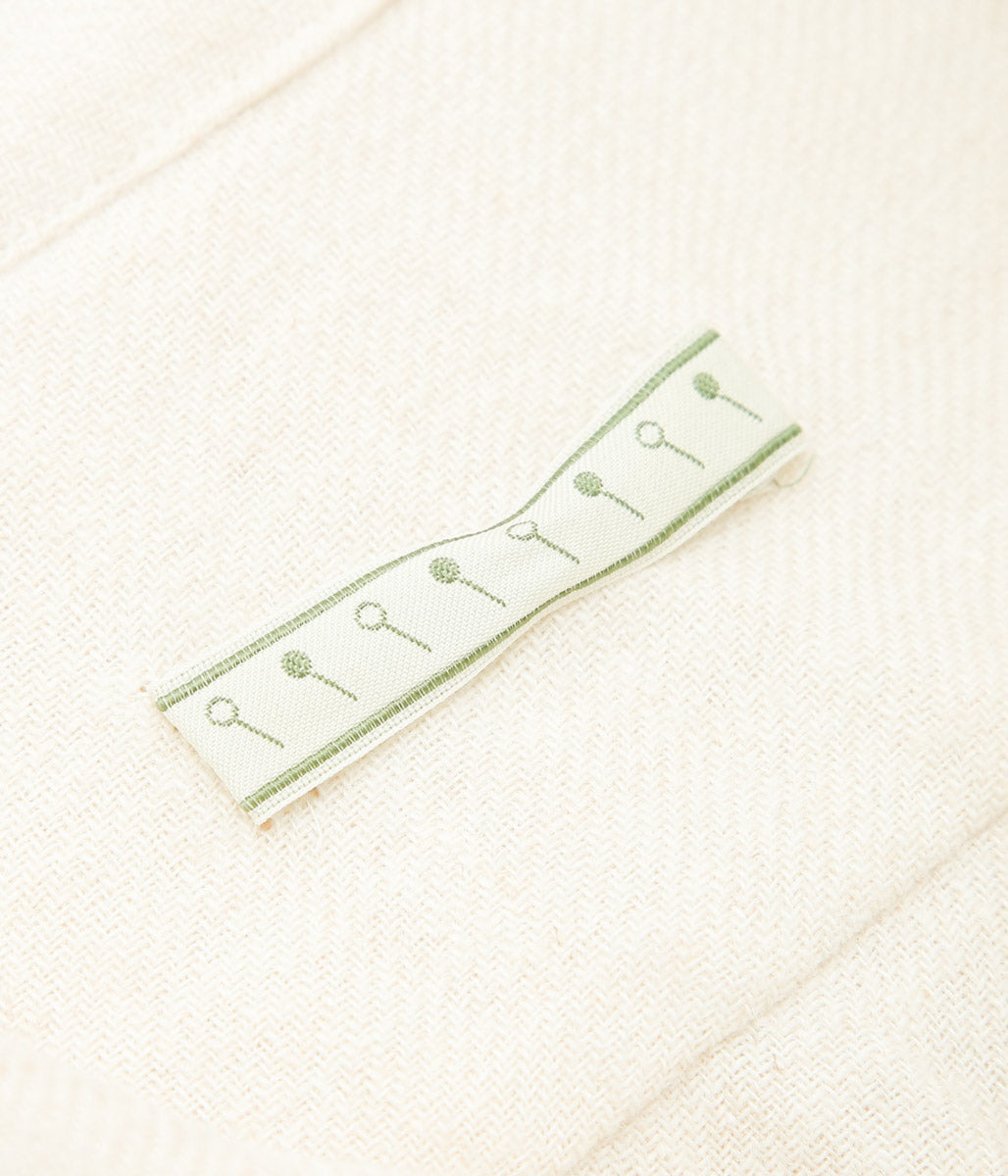 GORSCH ''BRUSHED LINEN WOOL BREATH COLLAR SHIRT'' (OFF WHITE)