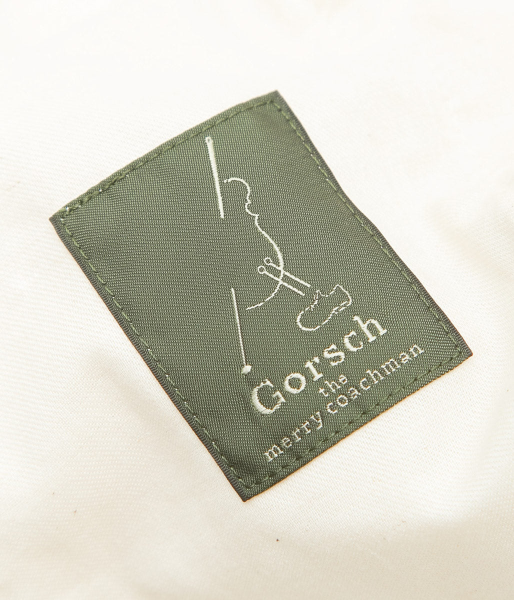 GORSCH ''BRUSHED RAMIE LINEN WOOL EASY TROUSERS'' (OFF WHITE)