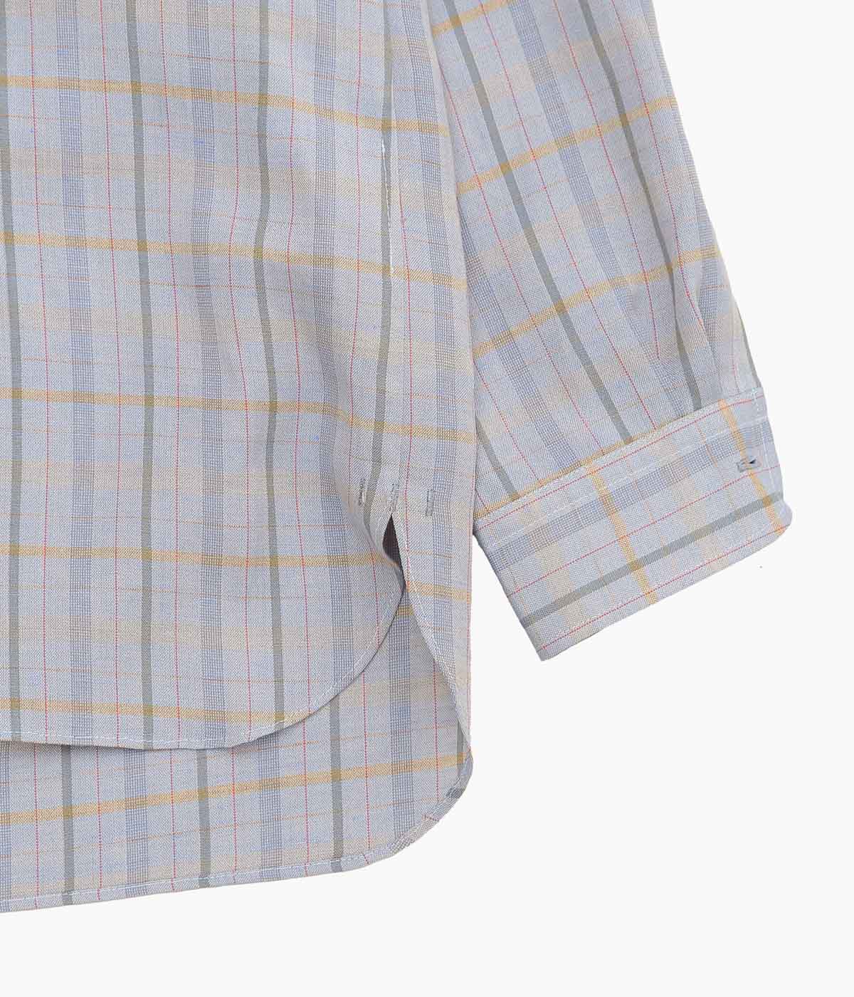 GORSCH ''DEAD STOCK LINEN BAND COLLAR SHIRT'' (MULTIPUL COLOR)