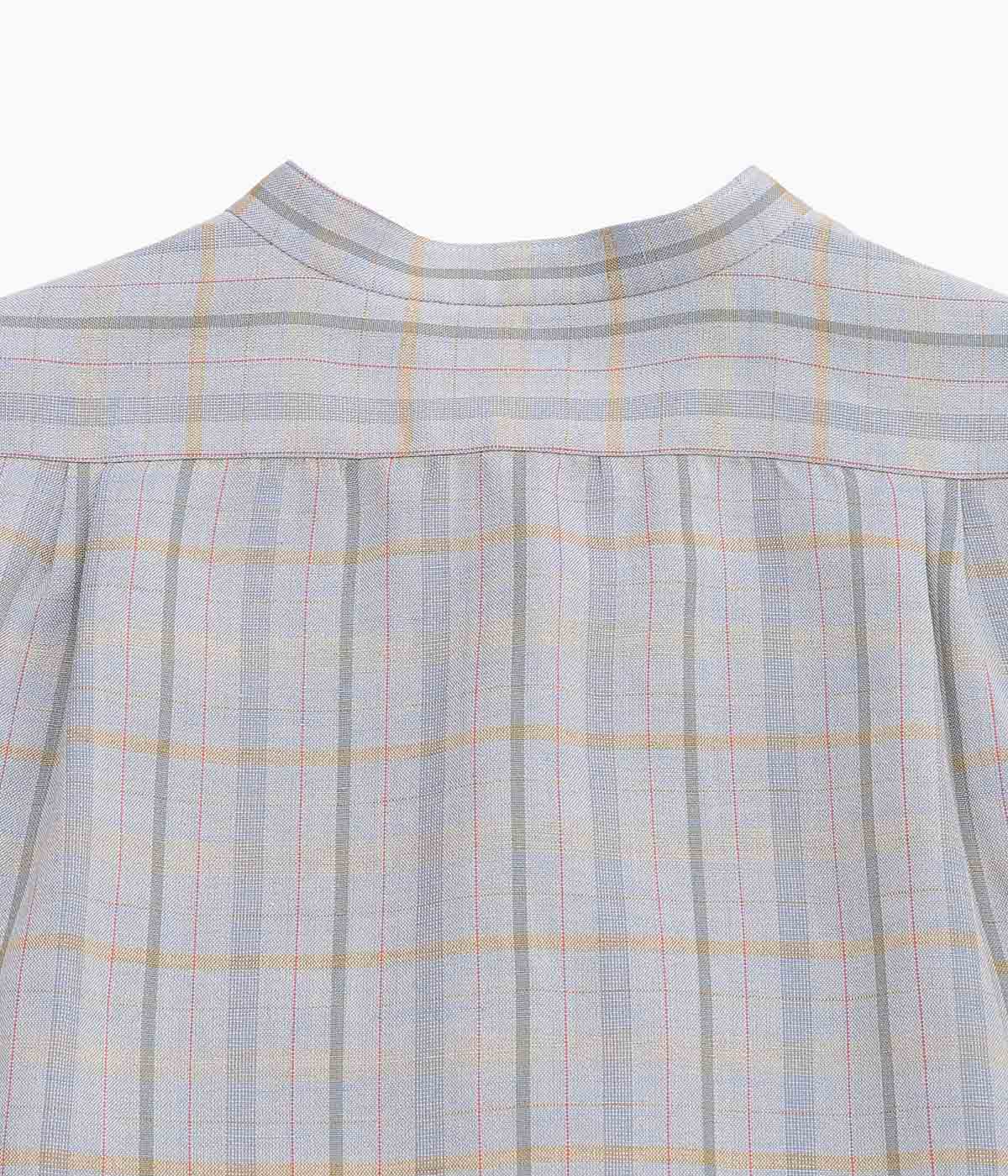 GORSCH ''DEAD STOCK LINEN BAND COLLAR SHIRT'' (MULTIPUL COLOR)