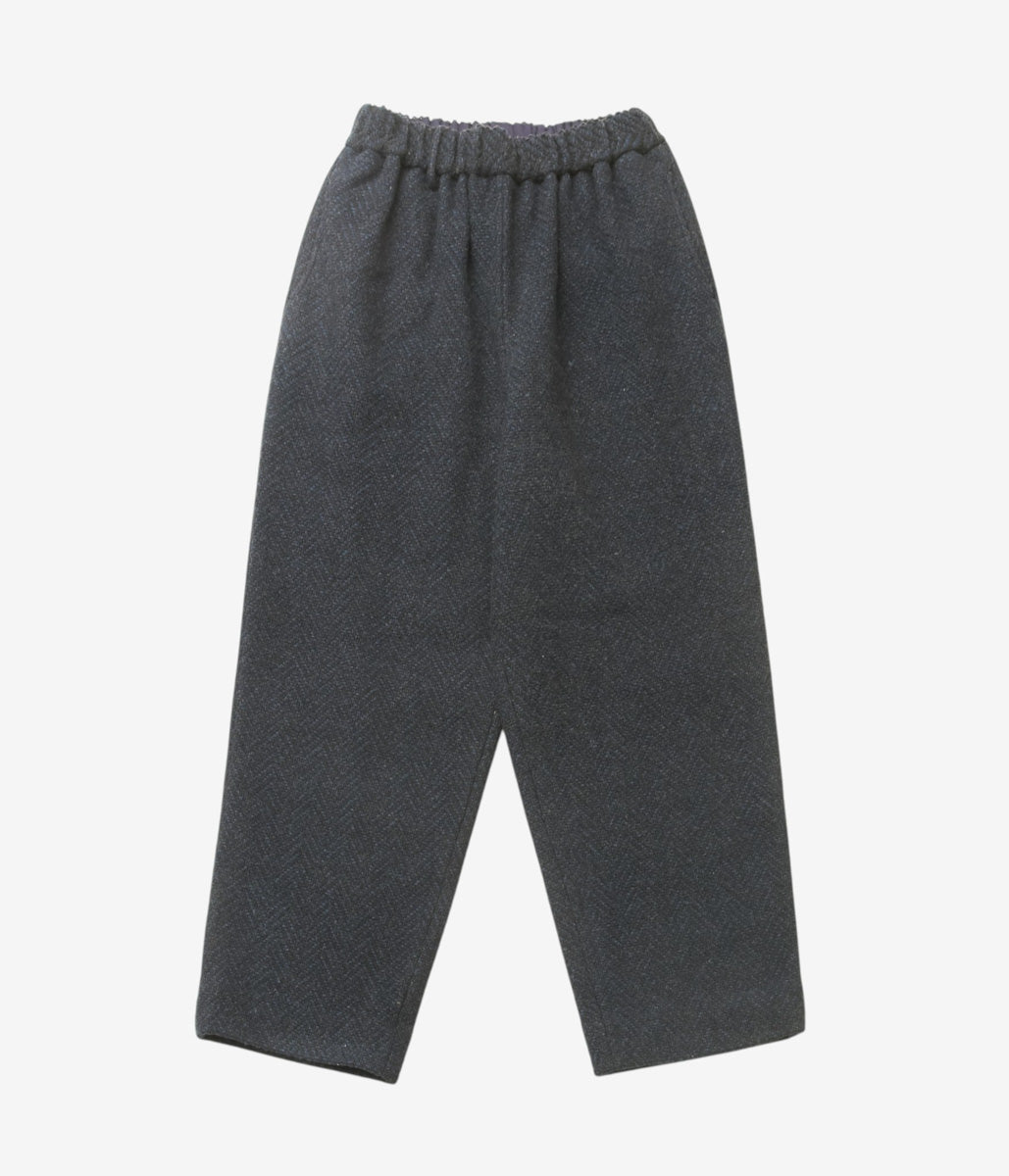 GORSCH ''DYNAMIC HERRINGBONE EASY TROUSERS'' (NAVY)