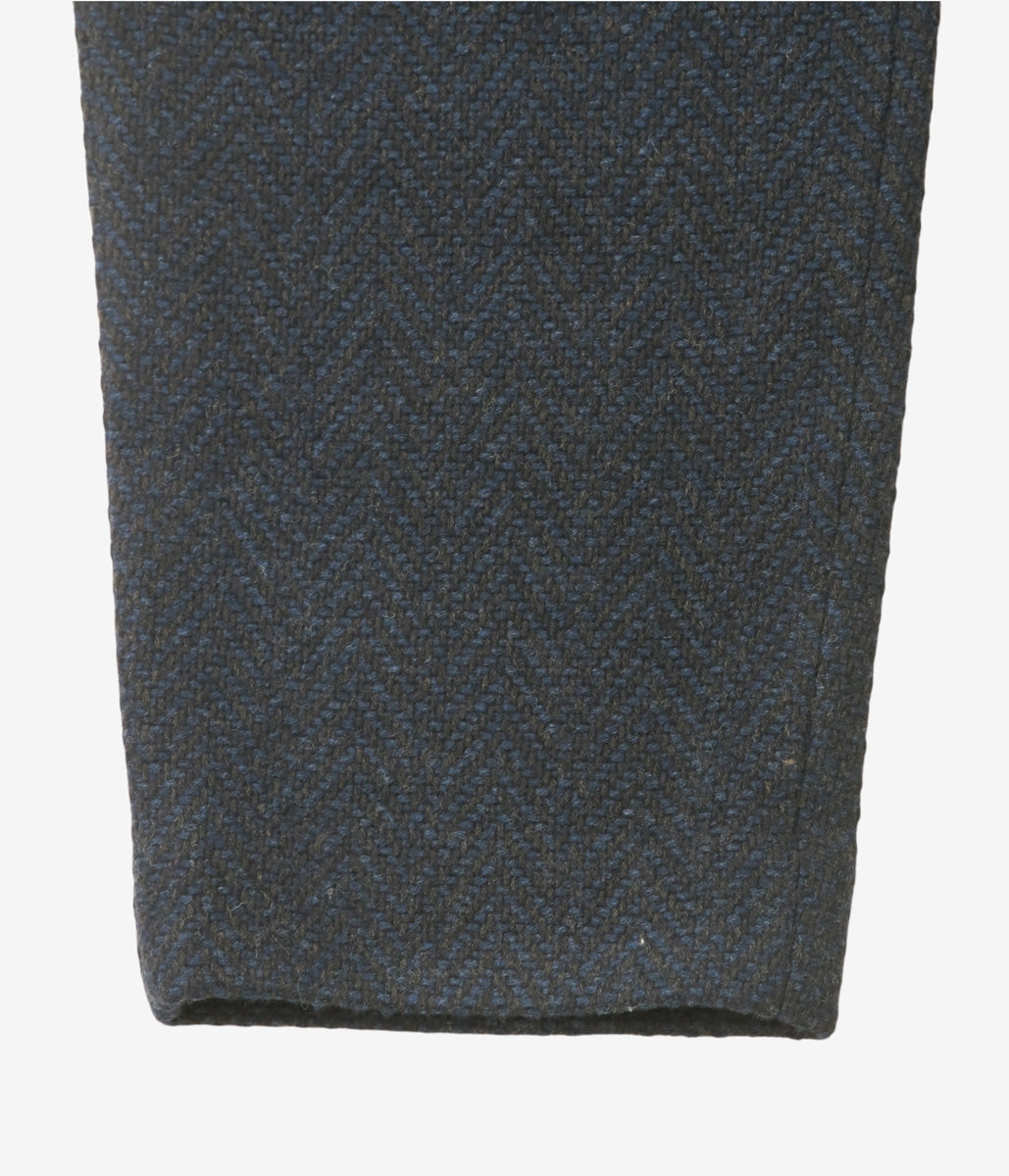 GORSCH ''DYNAMIC HERRINGBONE EASY TROUSERS'' (NAVY)