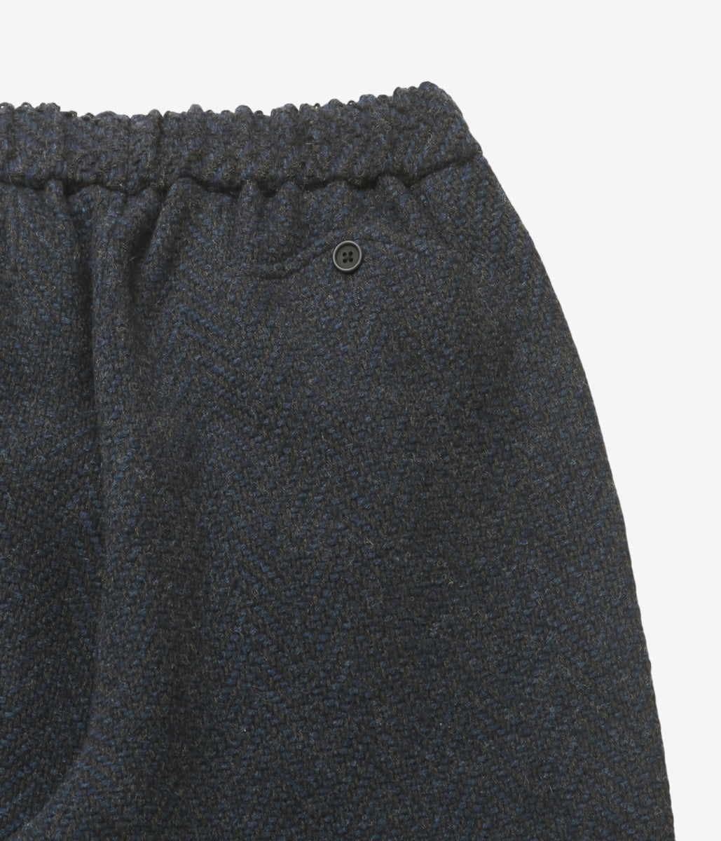 GORSCH ''DYNAMIC HERRINGBONE EASY TROUSERS'' (NAVY)