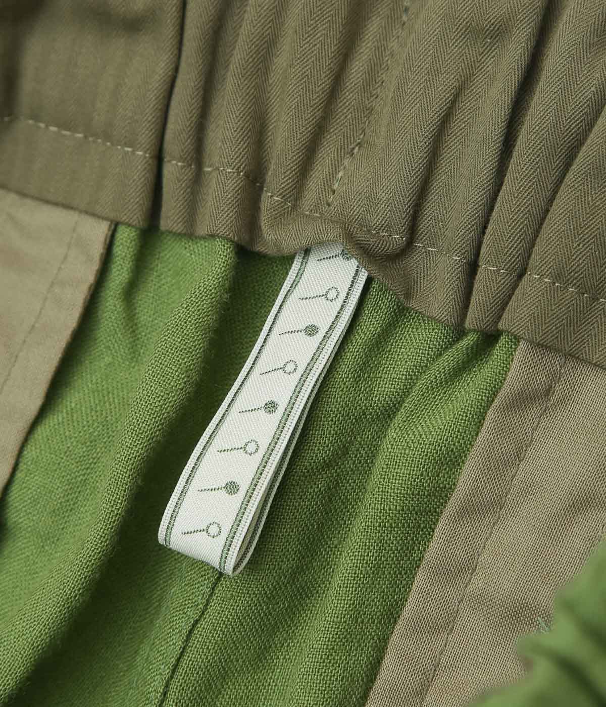 GORSCH ''EUROPIAN LINEN EASY TROUSERS'' (OLIVE GREEN)