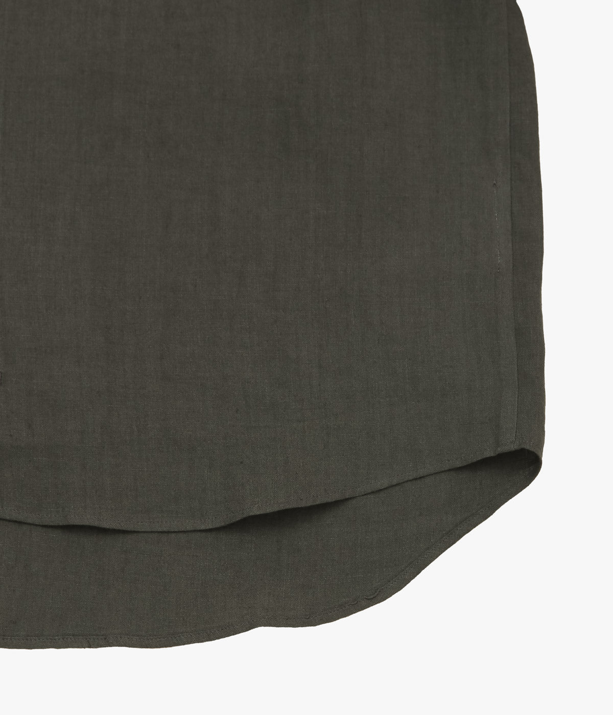 GORSCH ''EUROPIAN LINEN WIDE OPEN COLLAR SHORT SLEEVE SHIRT