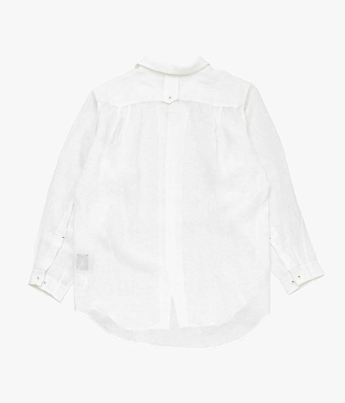 GORSCH ''FRENCH LINEN BREATH COLLAR SHIRT'' (OFF WHITE)