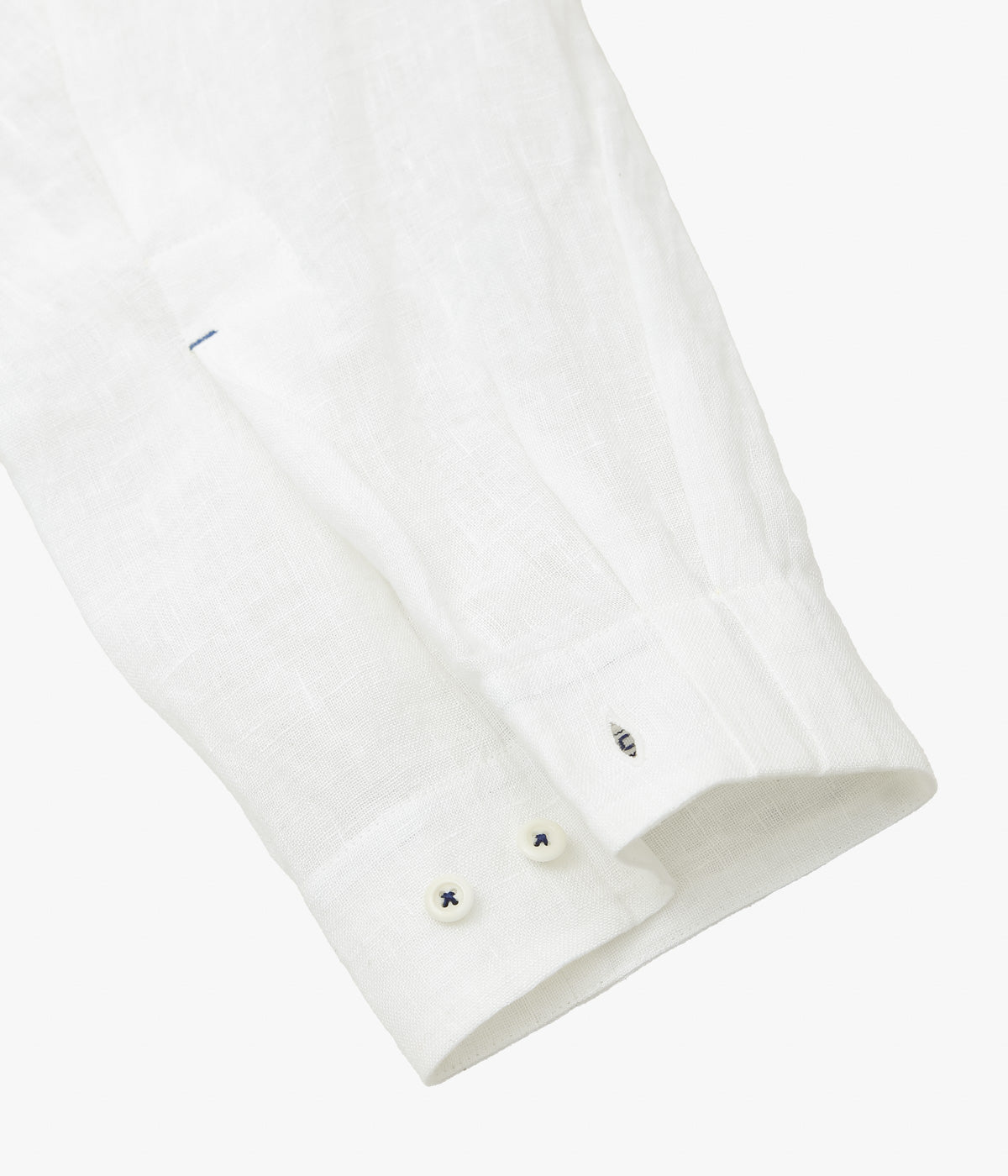 GORSCH ''FRENCH LINEN BREATH COLLAR SHIRT'' (OFF WHITE)