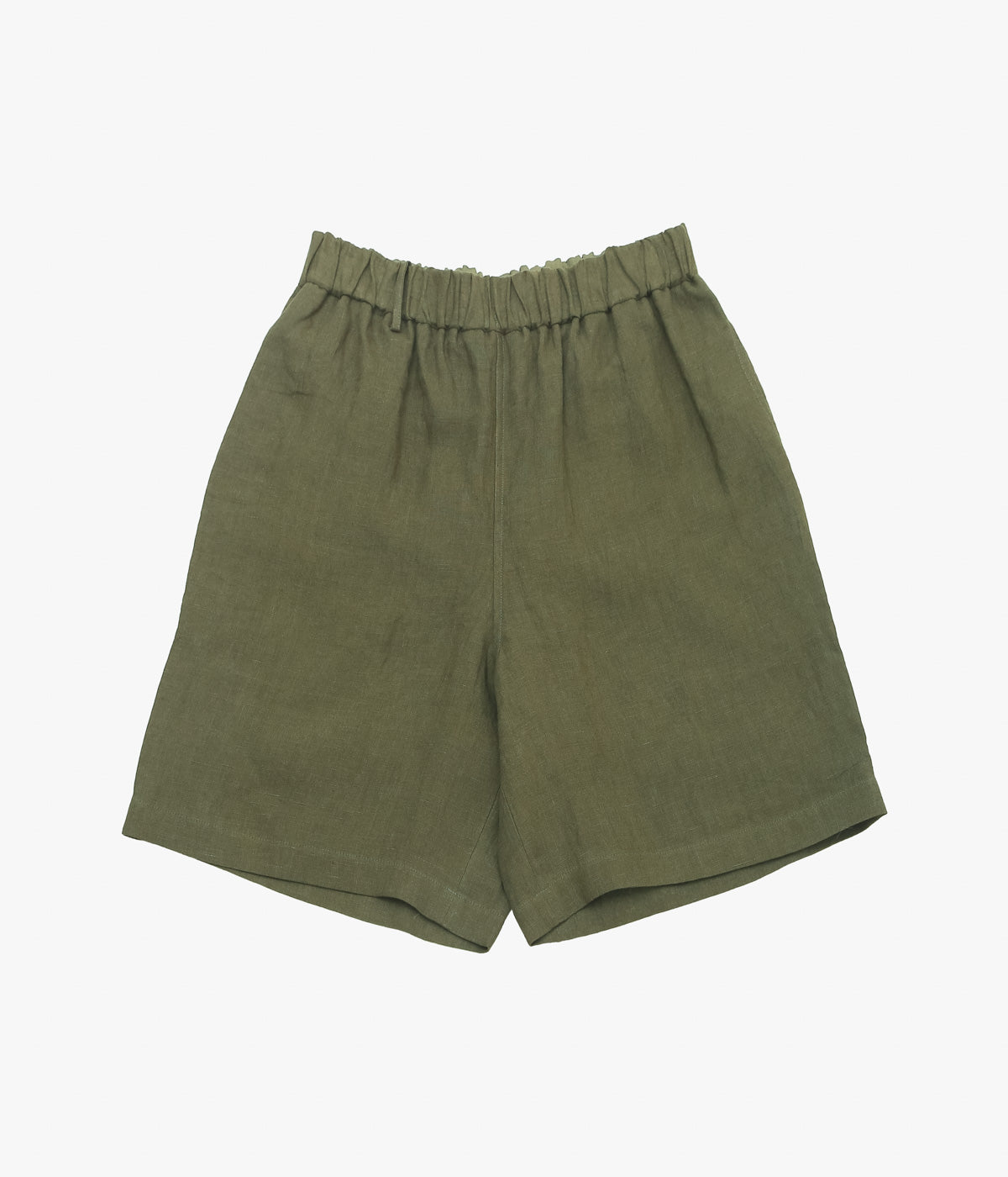 GORSCH ''FRENCH LINEN EASY SHORTS'' (KHAKI GREEN)
