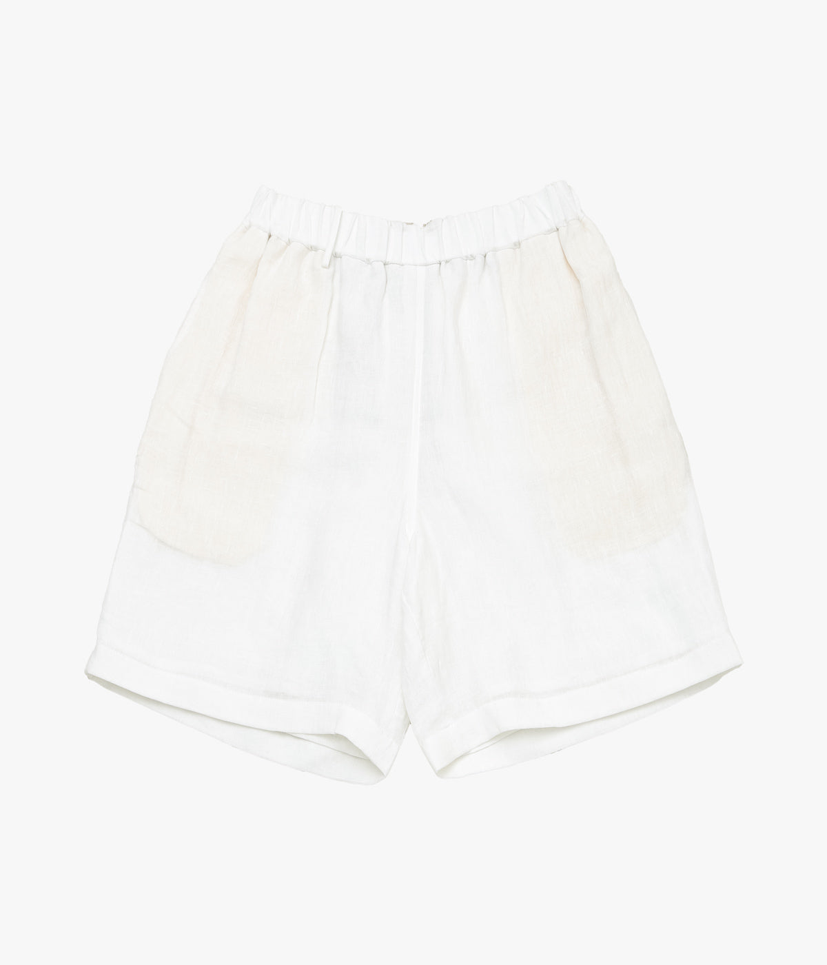 GORSCH ''FRENCH LINEN EASY SHORTS'' (OFF WHITE)