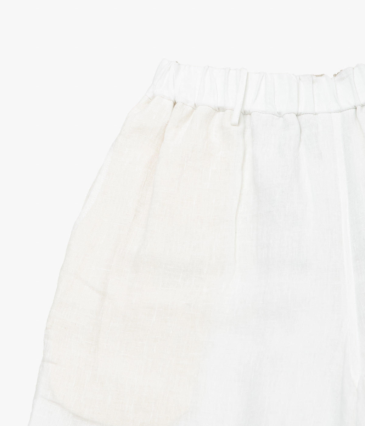 GORSCH ''FRENCH LINEN EASY SHORTS'' (OFF WHITE)