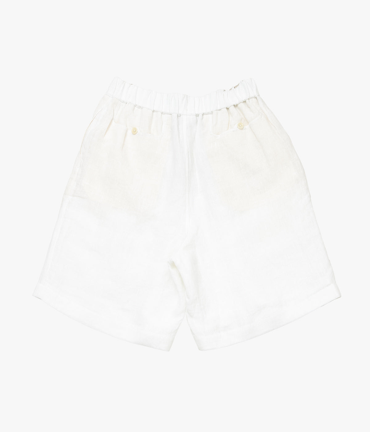 GORSCH ''FRENCH LINEN EASY SHORTS'' (OFF WHITE)