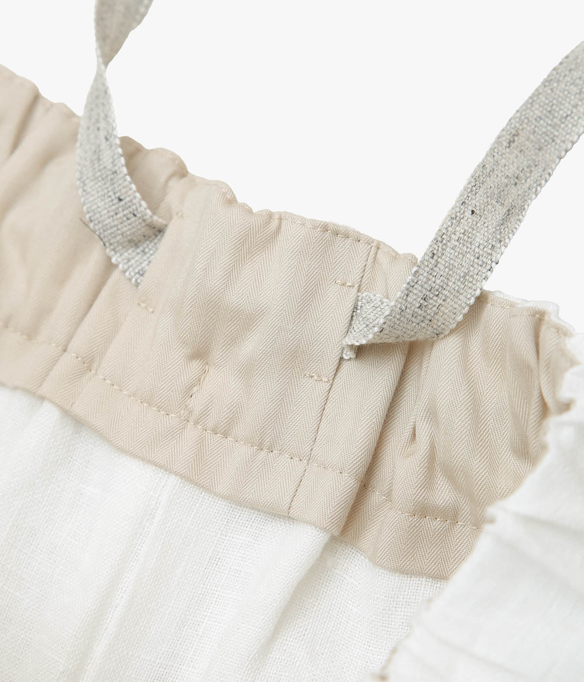 GORSCH ''FRENCH LINEN EASY SHORTS'' (OFF WHITE)