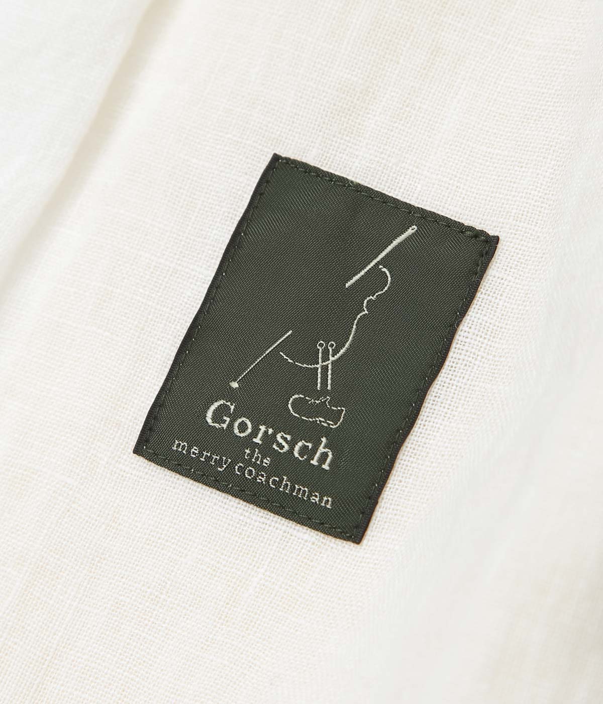 GORSCH ''FRENCH LINEN EASY SHORTS'' (OFF WHITE)