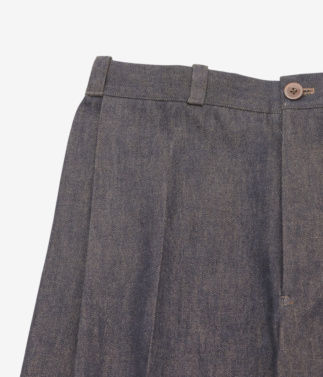 GORSCH ''KAKISHIBU DENIM SIDE TACK TROUSERS'' (KAKISHIBU)