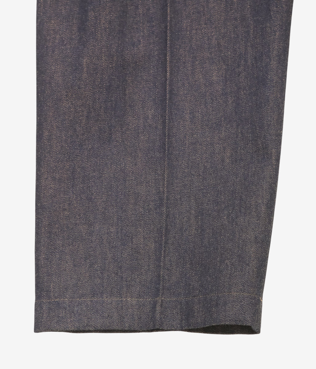 GORSCH ''KAKISHIBU DENIM SIDE TACK TROUSERS'' (KAKISHIBU)