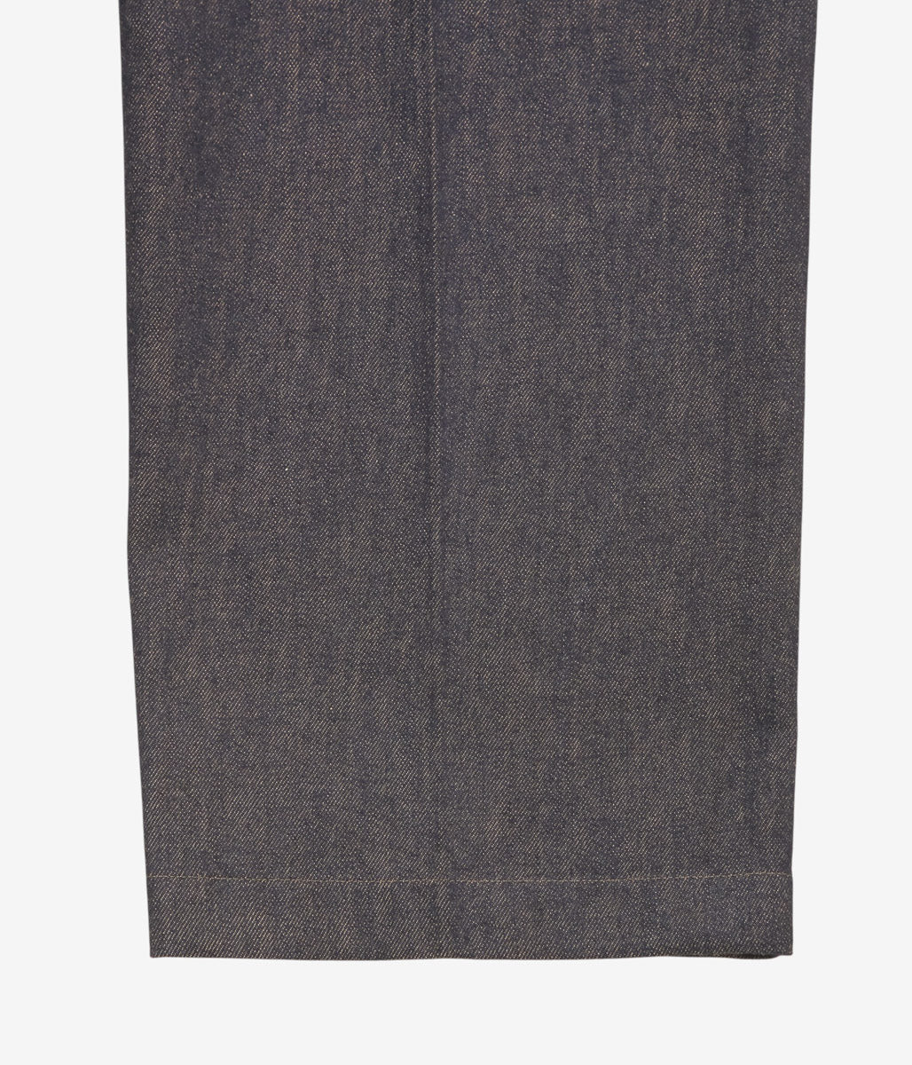 GORSCH ''KAKISHIBU DENIM SIDE TACK TROUSERS'' (KAKISHIBU)