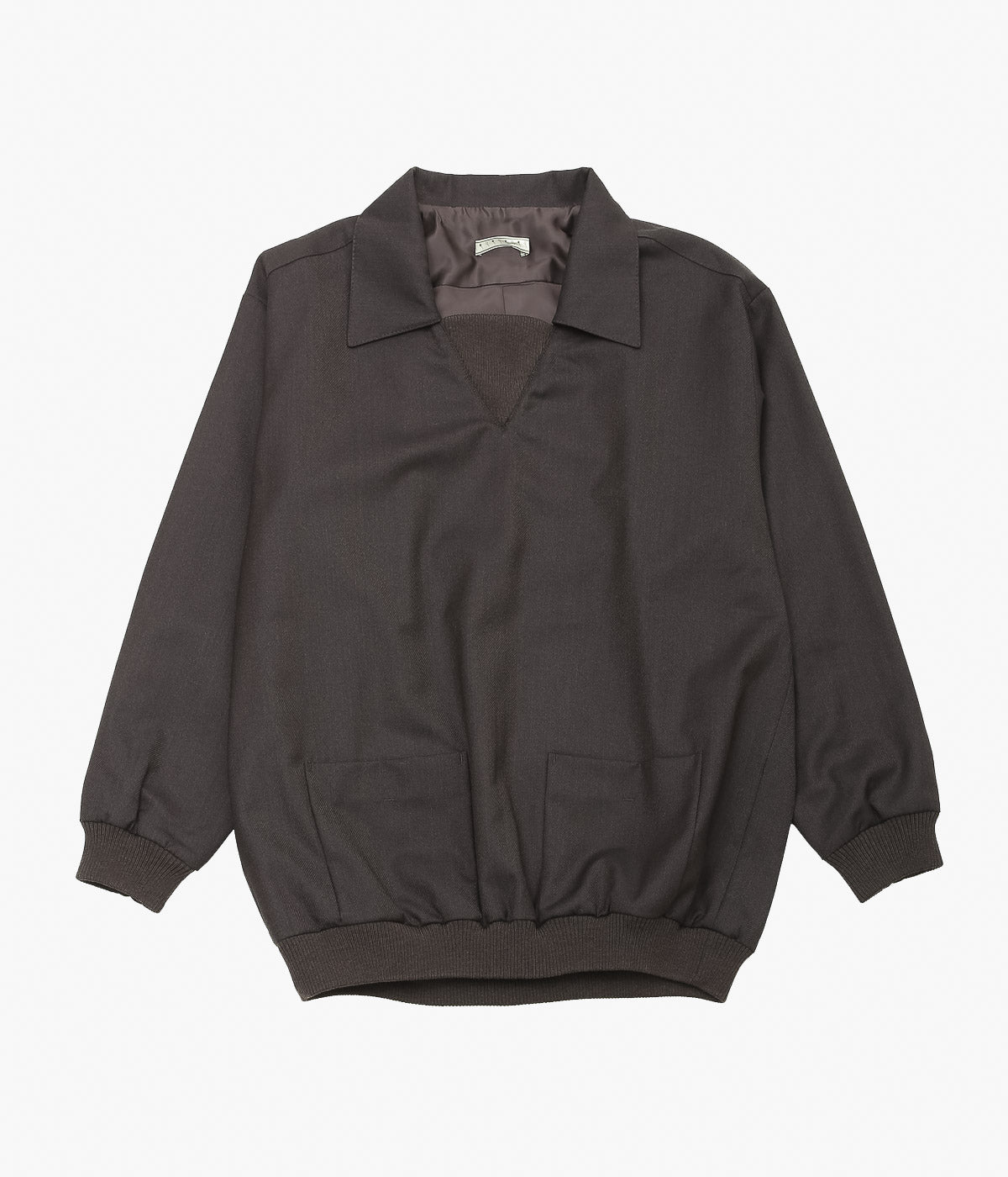 GORSCH ''KARSEY WOOL PULLOVER BLOUSON'' (DARK BROWN)
