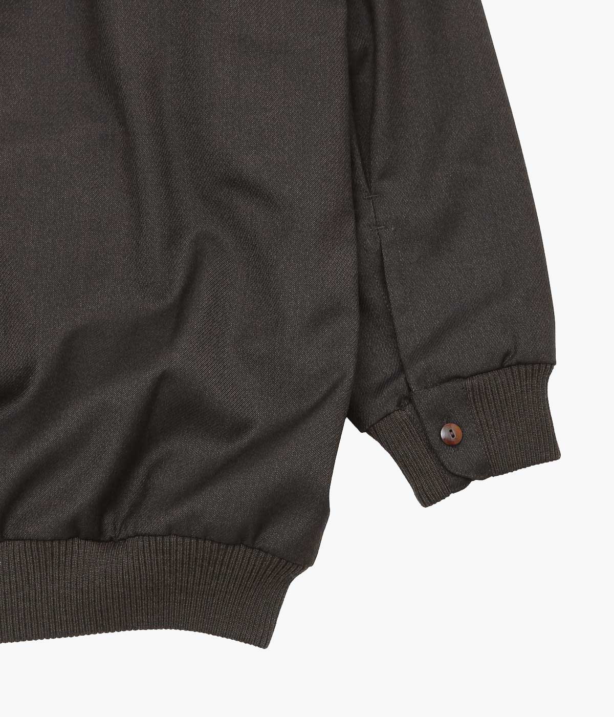 GORSCH ''KARSEY WOOL PULLOVER BLOUSON'' (DARK BROWN)
