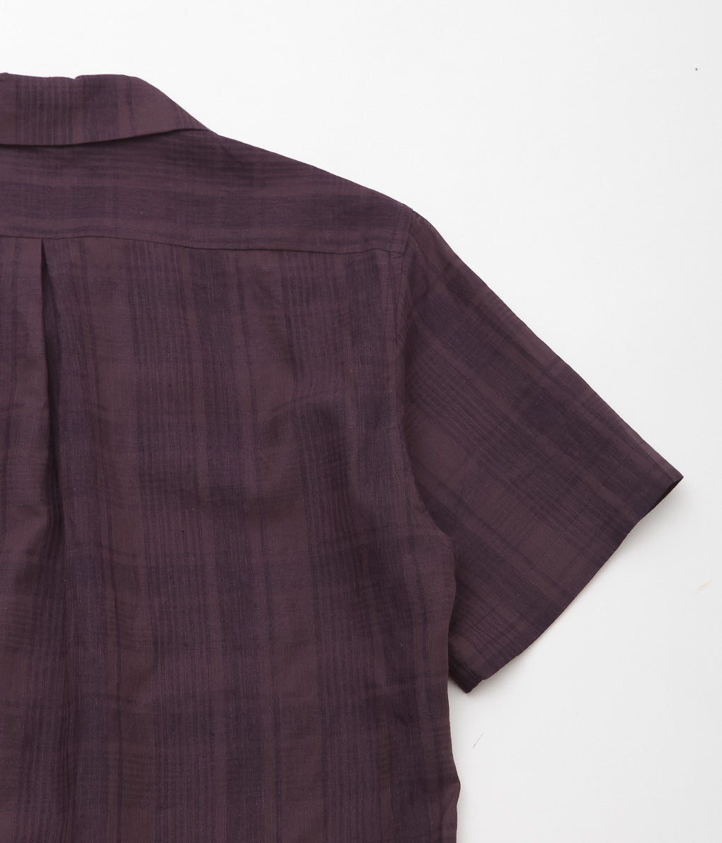 GORSCH ''SHORT SLEEVE CHECK SHIRT ''(BROWN)