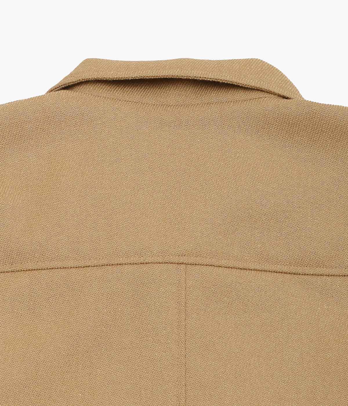 GORSCH ''VINTAGE HERRINGBONE WOOL CROPPED JACKET'' (CAMEL)