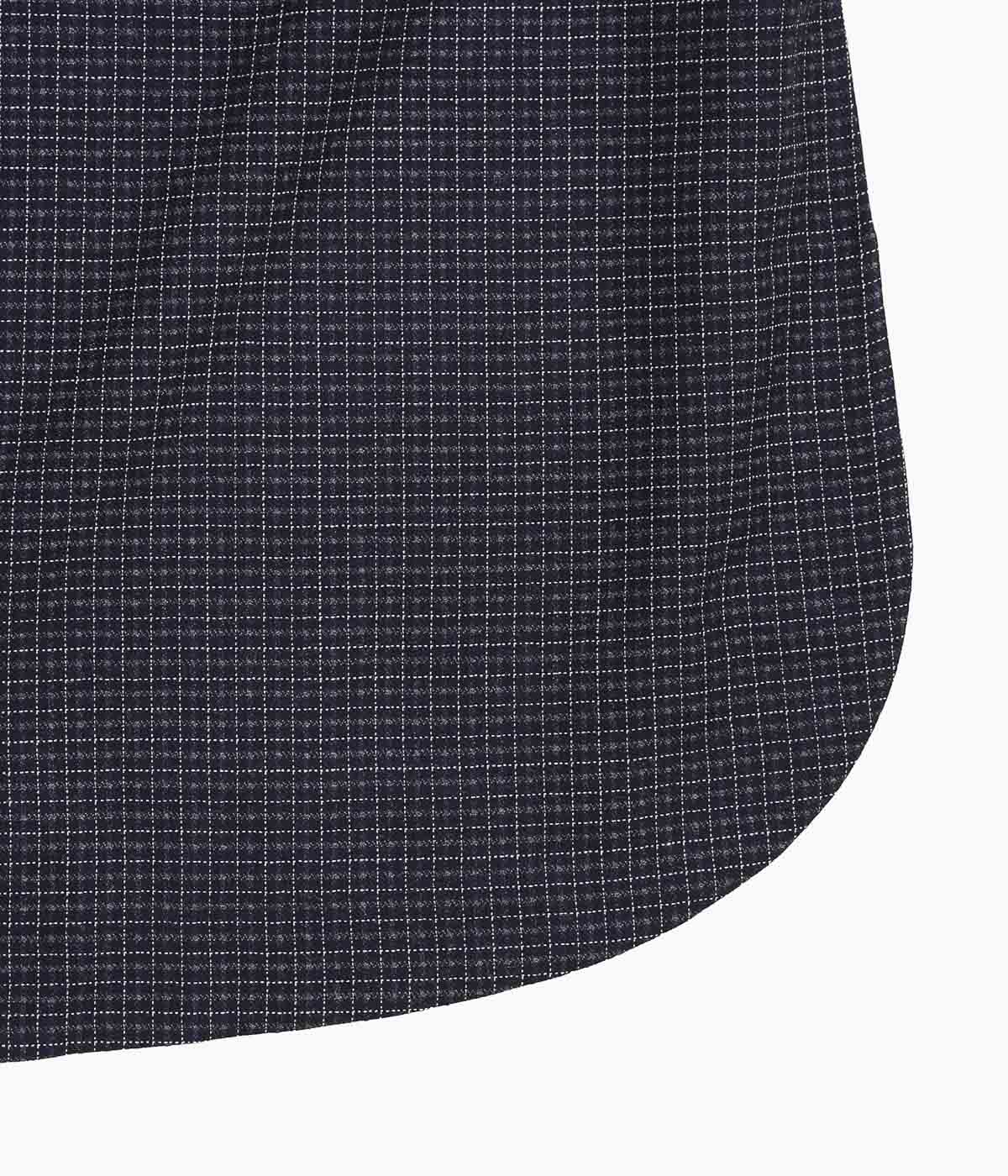 GORSCH ''VINTAGE WOOL CHECK SHIRT COAT'' (NAVY CHECK)