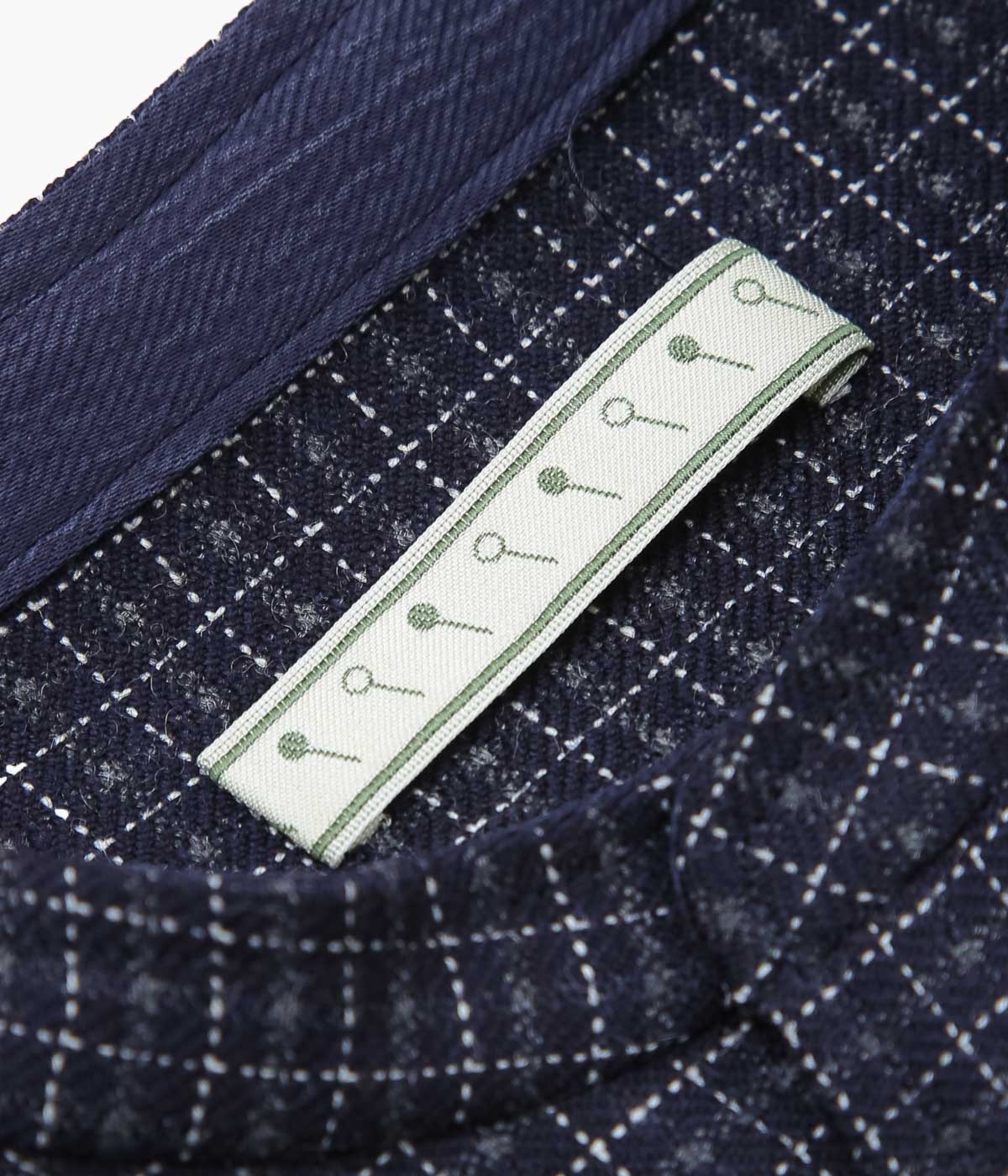 GORSCH ''VINTAGE WOOL CHECK SHIRT COAT'' (NAVY CHECK)