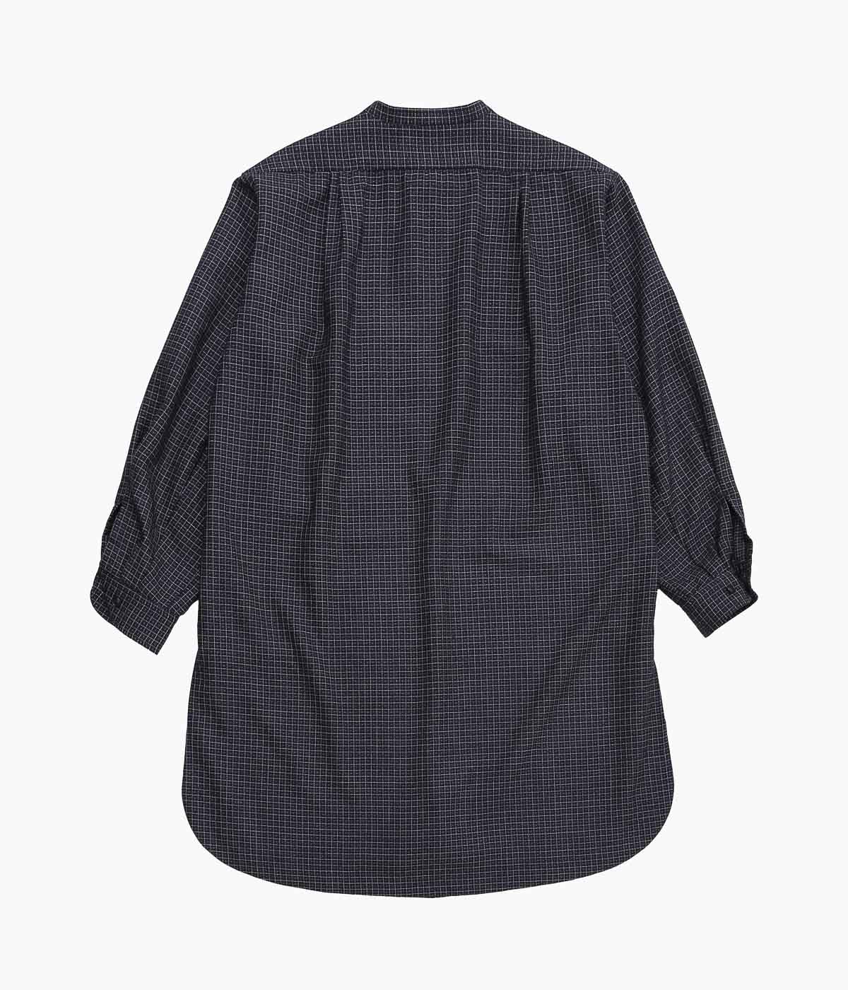 GORSCH ''VINTAGE WOOL CHECK SHIRT COAT'' (NAVY CHECK)