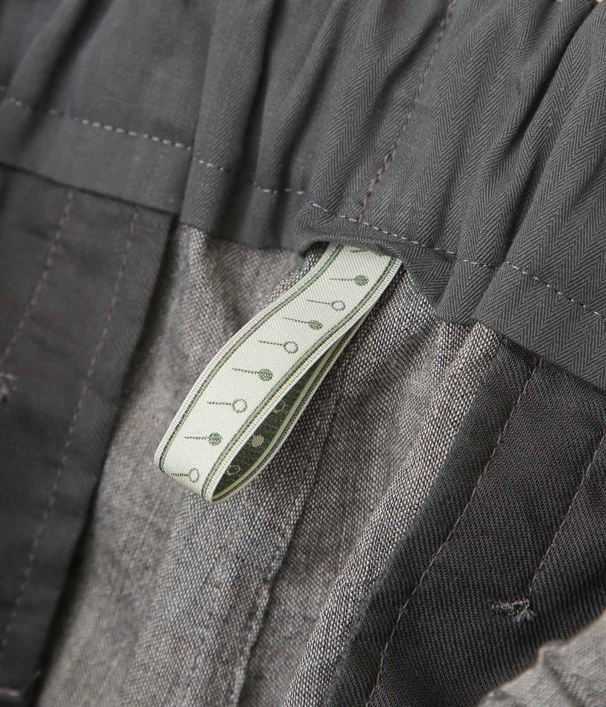 GORSCH ''YAK MIXED L/C EASY TROUSERS'' (DARK GREY)