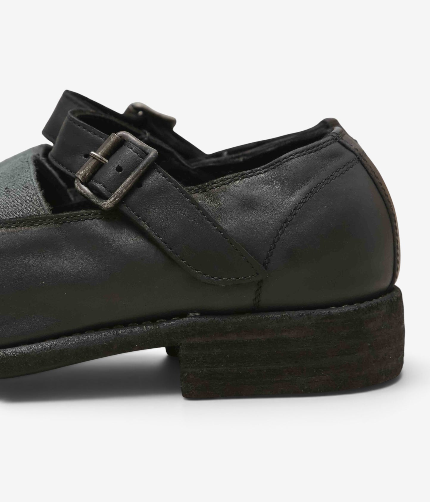GUIDI ''【992EF】MARY JANE ELASTIC SOFT HORSE FULL GRAIN'' (BLKT)