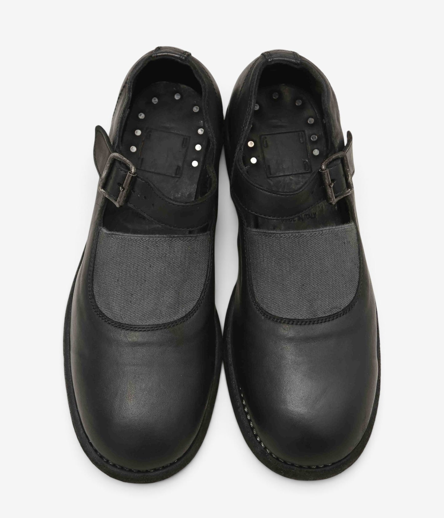 GUIDI ''【992EF】MARY JANE ELASTIC SOFT HORSE FULL GRAIN'' (BLKT)