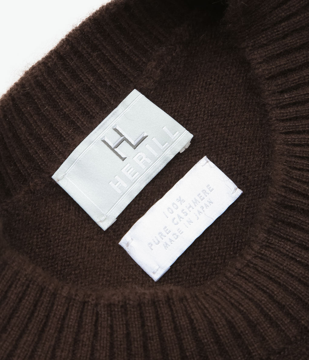 トップス HERILL 25SS American deadstock Sweater HERILL ''AMERICAN DEADSTOCK SWEATER'' (BROWN) – THE STORE BY