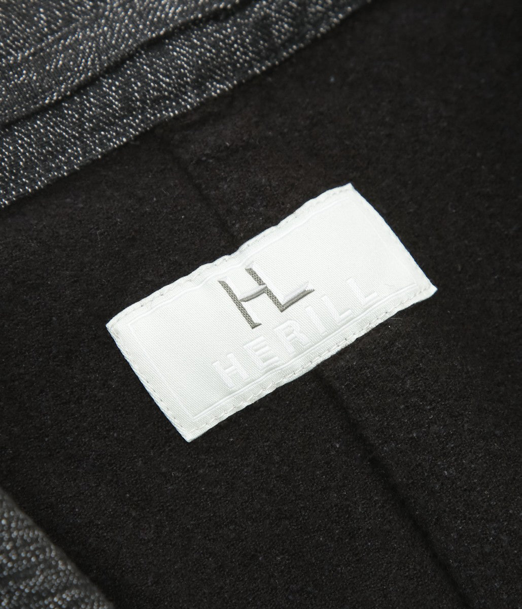 HERILL ''BLACK CHAMBRAY CLASSIC COAT'' (블랙)