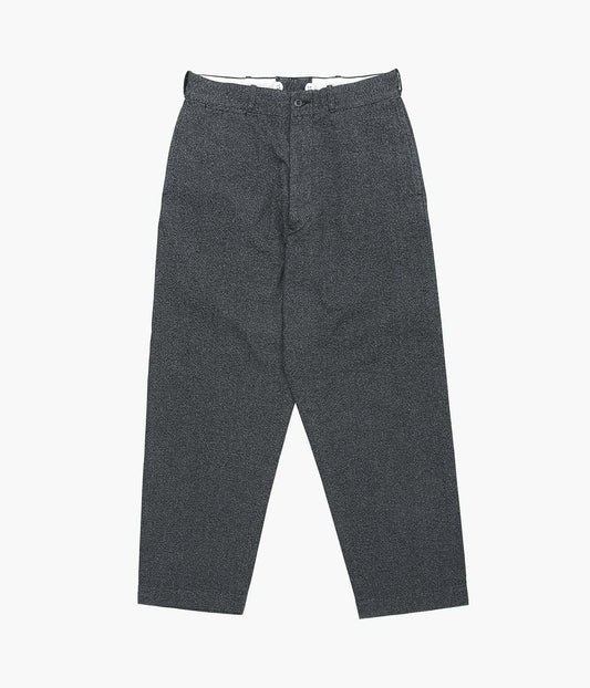 HERILL ''BLACKCHAMBRAY WORKPANTS'' (BLACK)