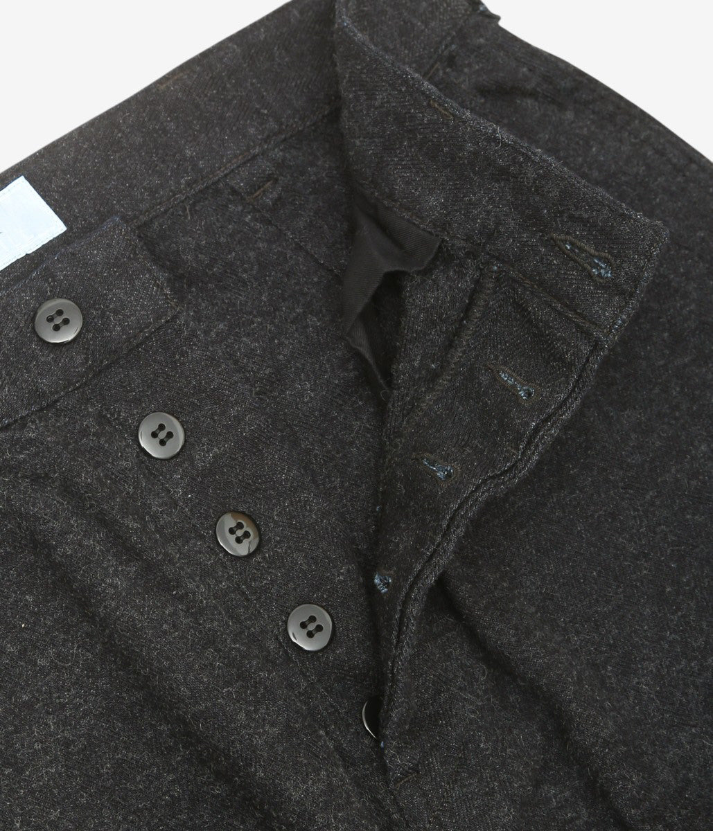 HERILL ''C/W INDIGOHERRINGBONE USMC HBT PANTS'' (CHARCOAL)