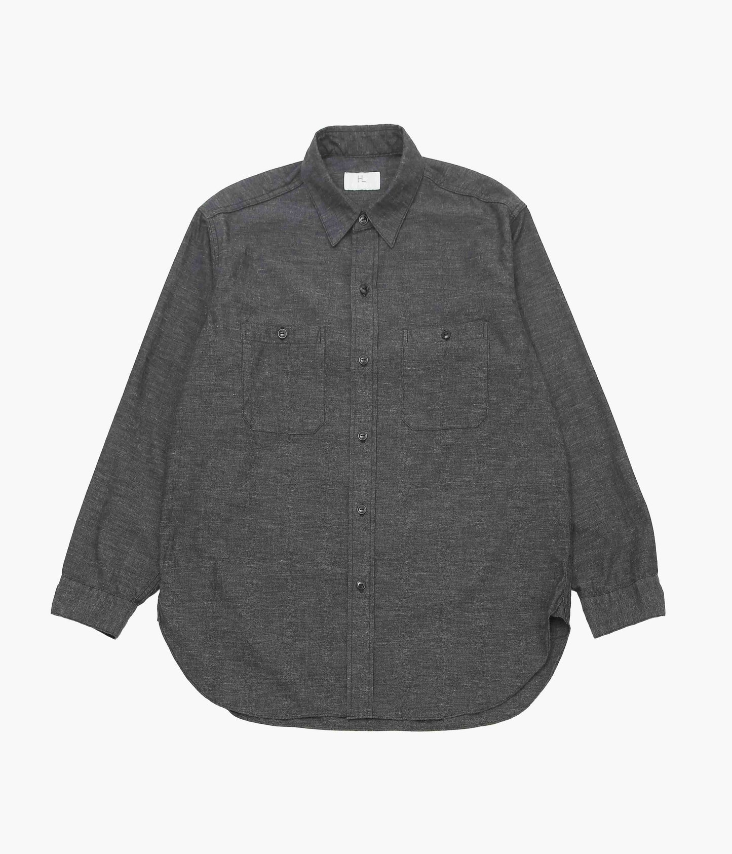 HERILL ''CHAMBRAY WORKSHIRT'' (BLACK)