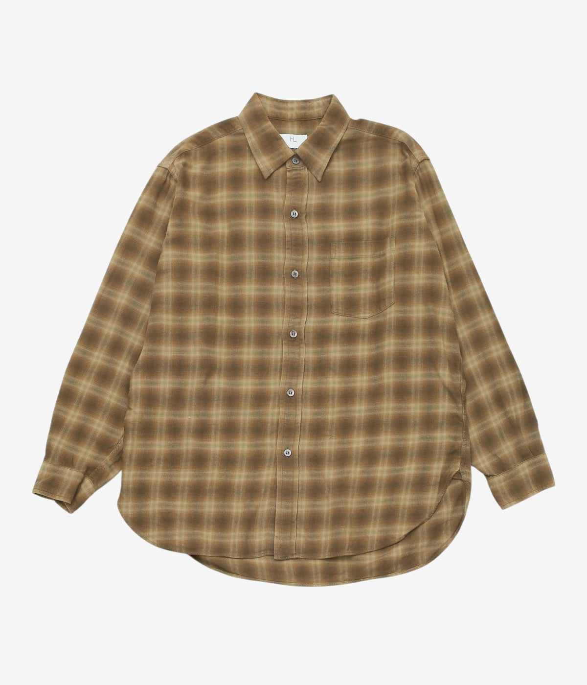 HERILL ''CHECK WORKSHIRT'' (BROWN)