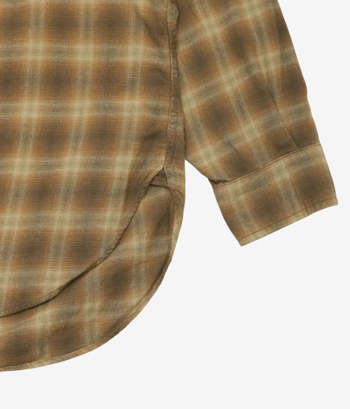 HERILL ''CHECK WORKSHIRT'' (BROWN)
