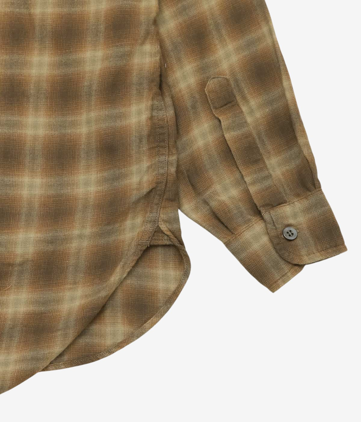 HERILL ''CHECK WORKSHIRT'' (BROWN)