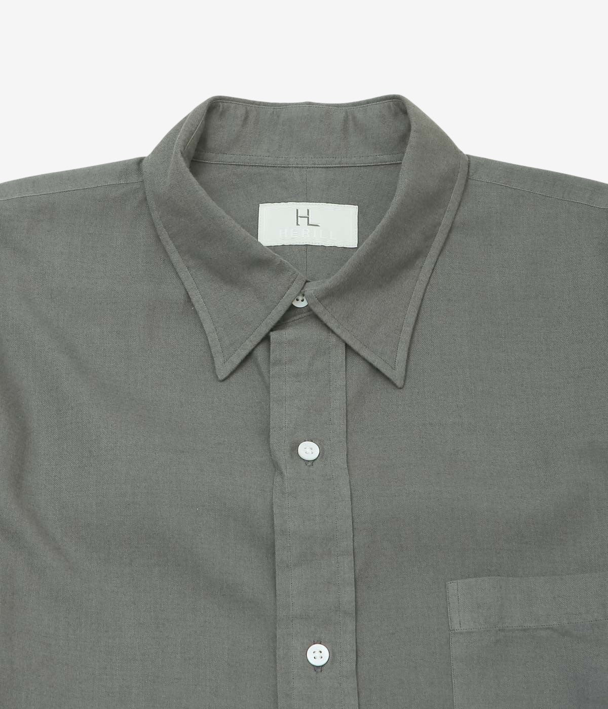 HERILL ''COTTONCASHMERE SHIRT'' (GRAY)
