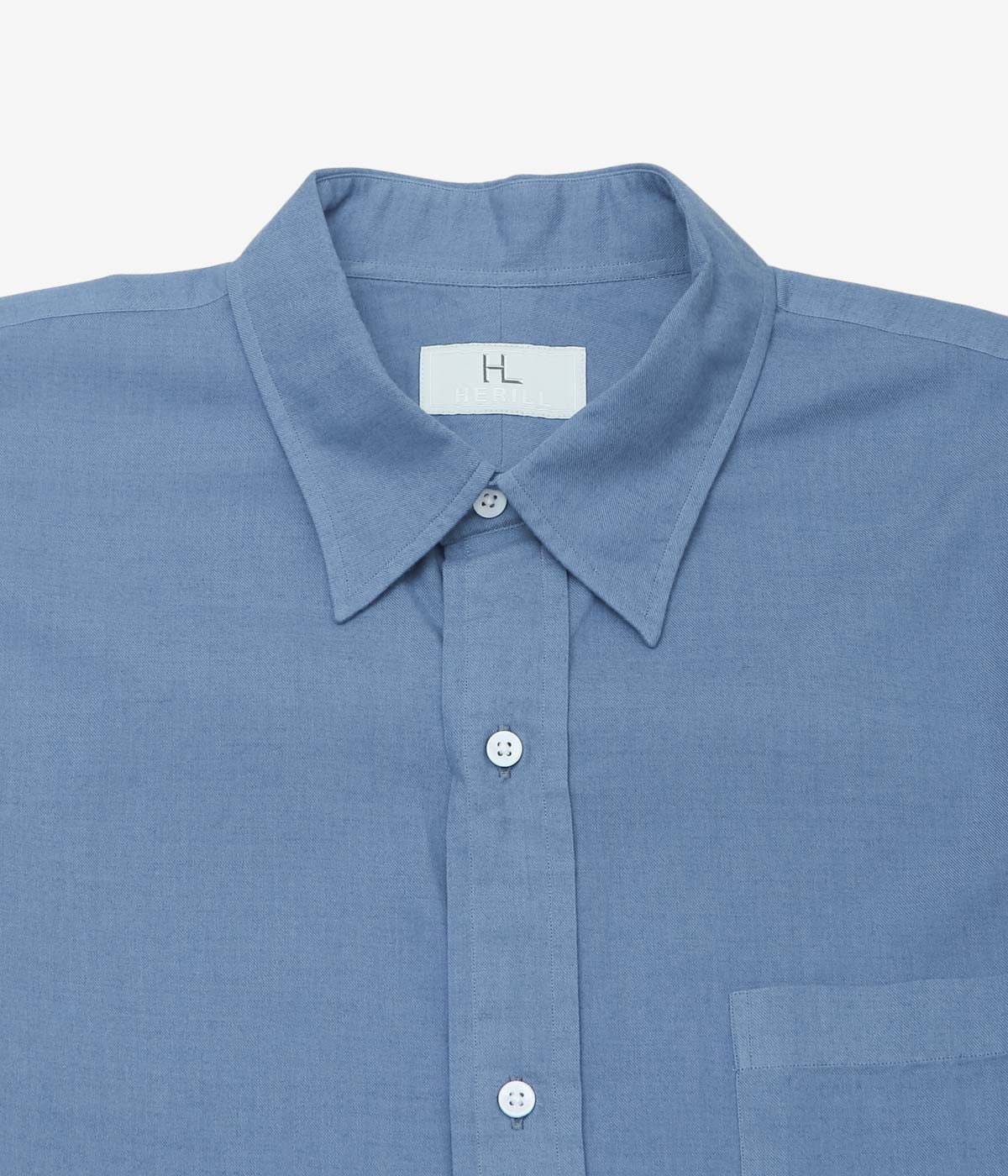 HERILL ''COTTONCASHMERE SHIRT'' (SAX)