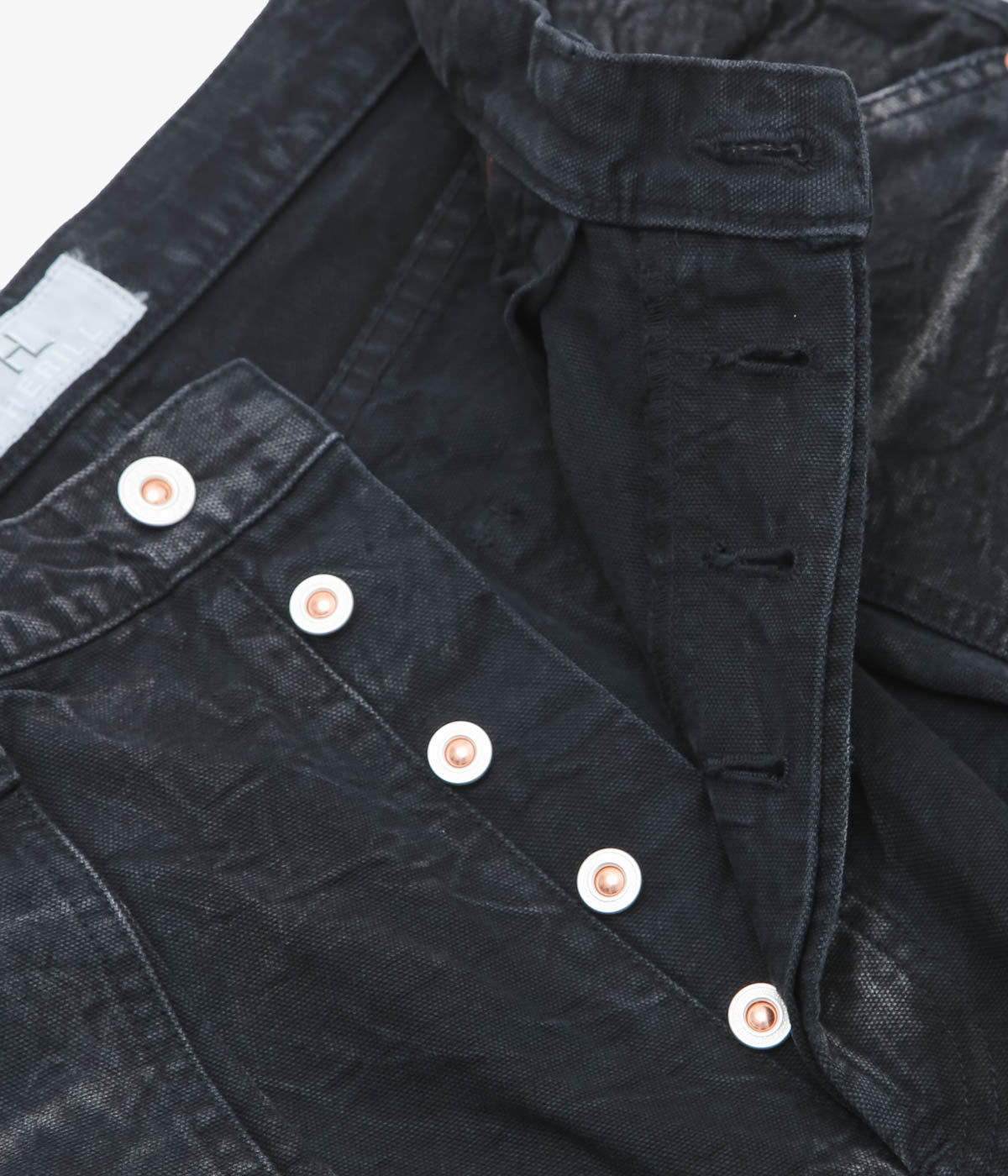HERILL "DUCK PAINTER PANTS" (BLACK)