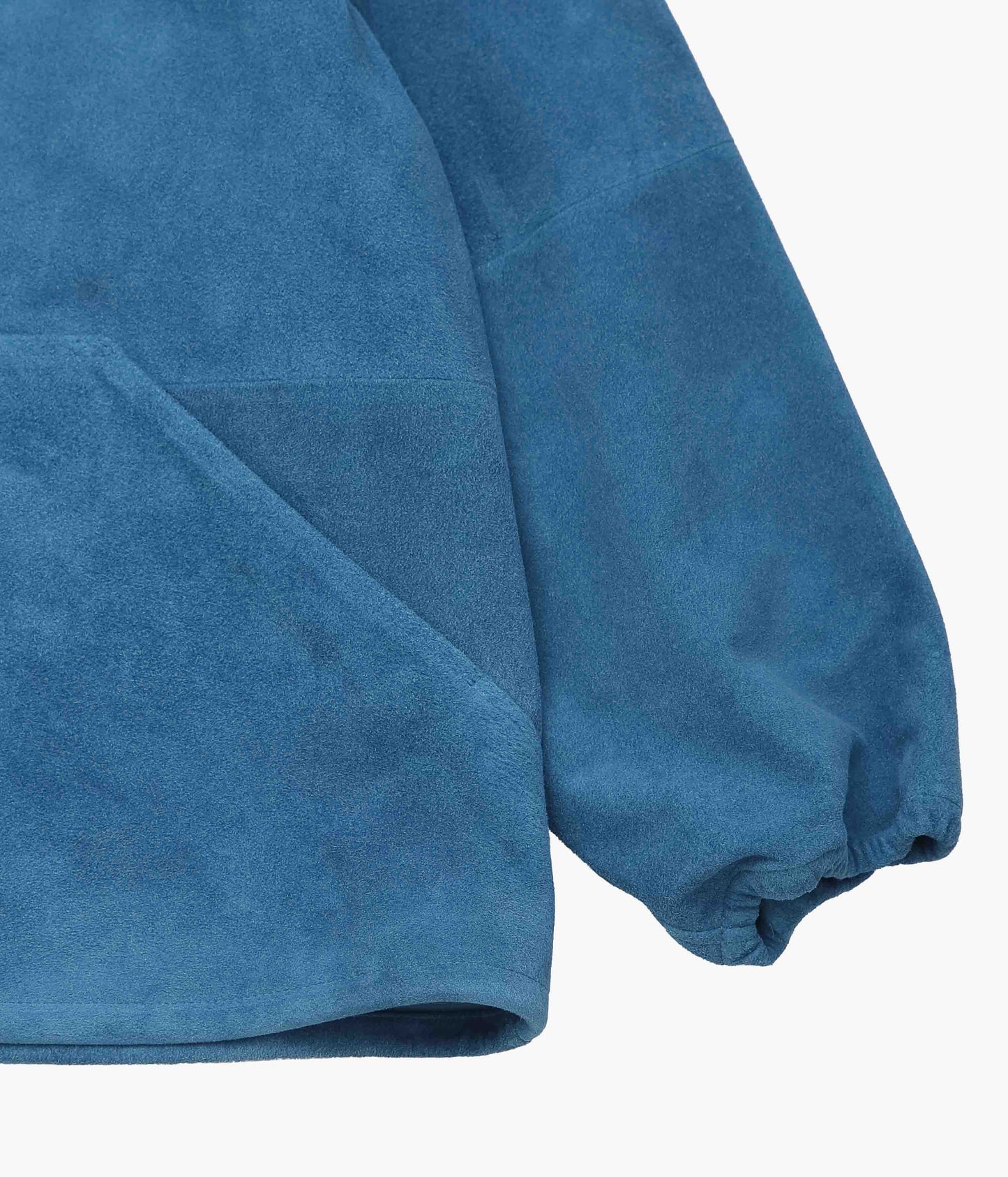 HERILL ''GOATSUEDE HOODED JACKET'' (FADED INDIGO)